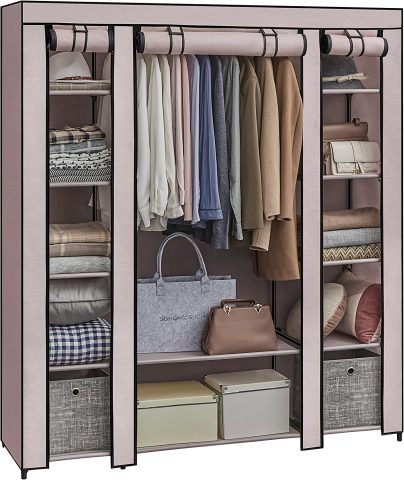 Gitterwerk ietilpīgs auduma skapis (vecrozā)