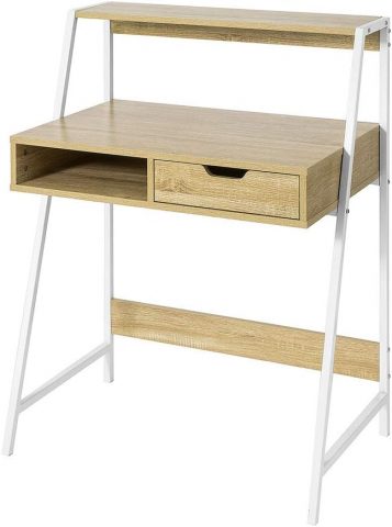 Himmelbett datorgalds ar plauktu un atvilktni