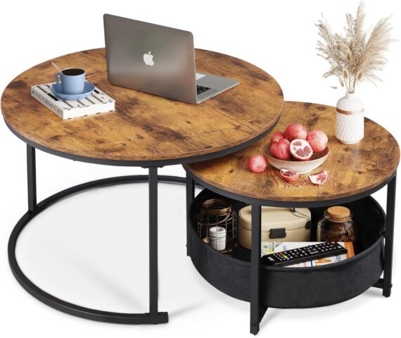 Kiefer 2-vienā kafijas galdiņu komplekts