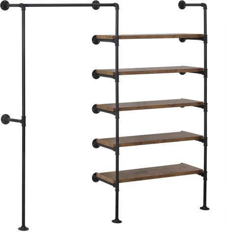 Metallrohr garderobes sistēma