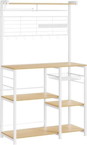 Lärche virtuves sala ar dvieļu turētāju un nažu magnētu (oša- balta)