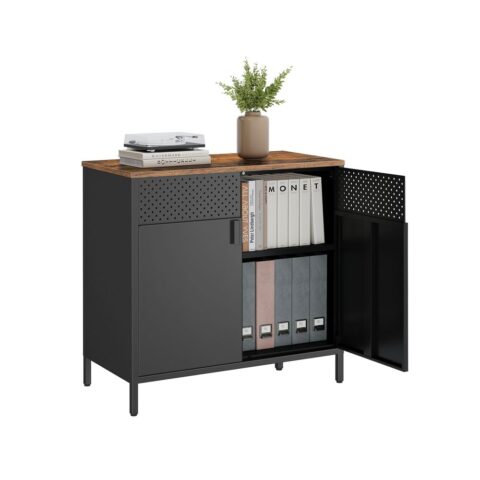 Halt metāla skapis (melns)