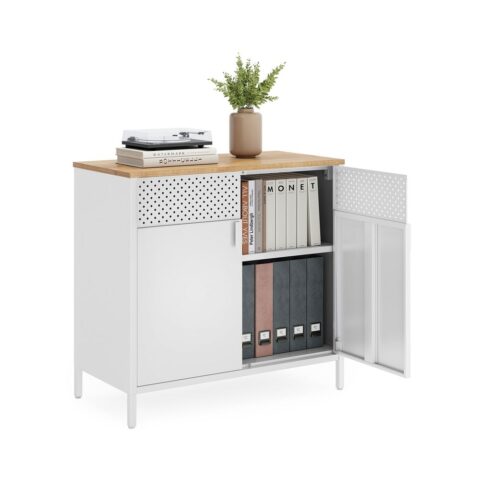 Halt metāla skapis (balts)