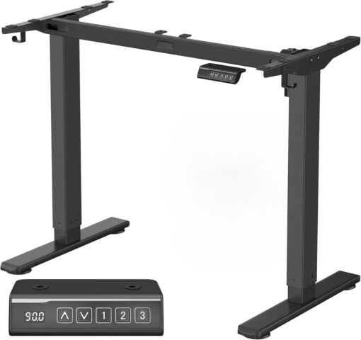 FlexLift – elektriski regulējams galda rāmis  Praktisks un moderns galda rāmis, kas ļauj viegli pārveidot jebkuru galda virsmu par regulējamu stāvgaldu vai sēdošu darba vietu. Ideāls risinājums ergonomiskam mājas birojam vai darba telpai.