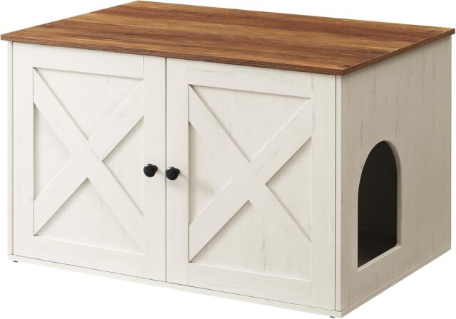 Casa Gato – kaķu tualetes skapis  Stilīgs un praktisks risinājums, kas palīdz noslēpt kaķu tualeti, samazināt smakas un uzturēt mājās kārtību. Casa Gato skapis apvieno funkcionalitāti ar mājīgu lauku stila dizainu, kas lieliski iederas dažādos interjeros.