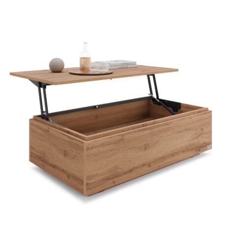 X – kafijas galds ar paceļamu virsmu (Made in Italy)  Moderns un praktisks kafijas galds ar paceļamu virsmu un slēptu uzglabāšanas nodalījumu. Der galdu- transformeru plātņu glabāšanai. Ideāls risinājums viesistabai, kur nepieciešama gan eleganta mēbele, gan papildu vieta mantu glabāšanai.